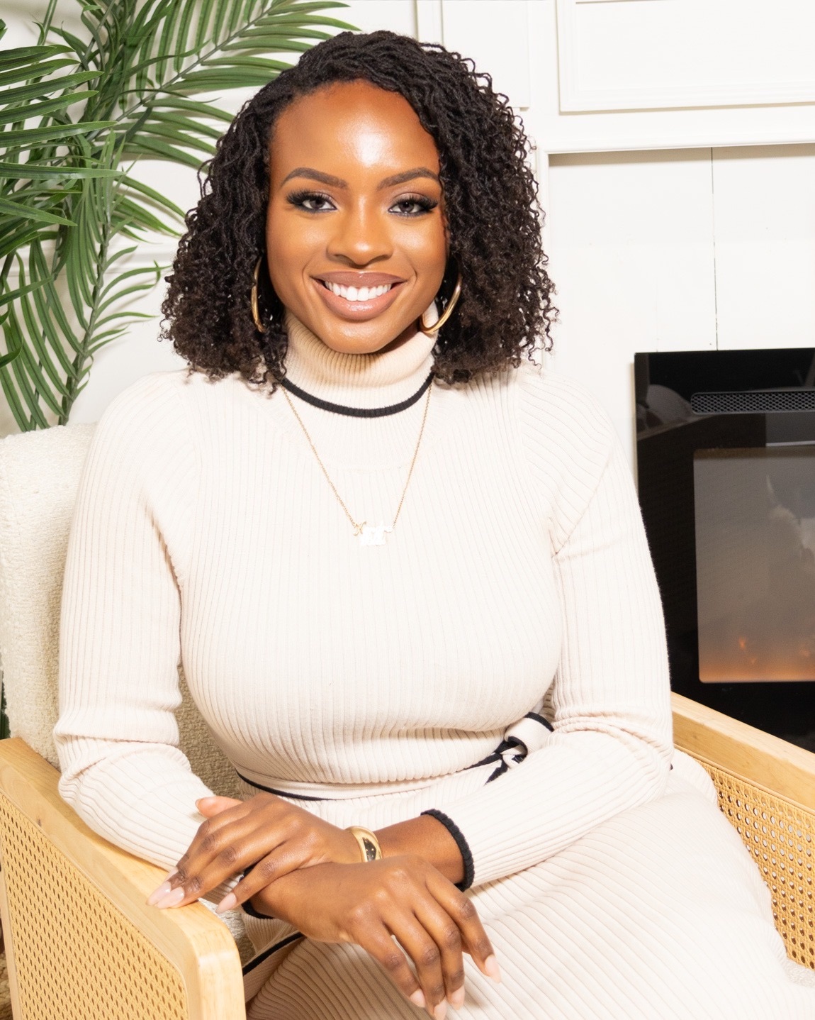 Kendra Browne, M.S., CCC-SLP, smiling warmly